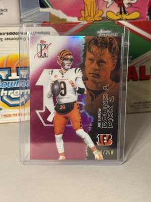 Topps Signature Class 2025 Joe Burrow Bengals Round Pick 1 #13 /250