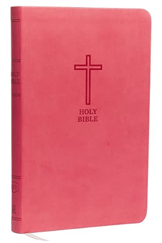 KJV, Value Thinline Bible, Standard Print, Imitation Leather, Pink, Red Letter Edition, Hardback, - Image 3