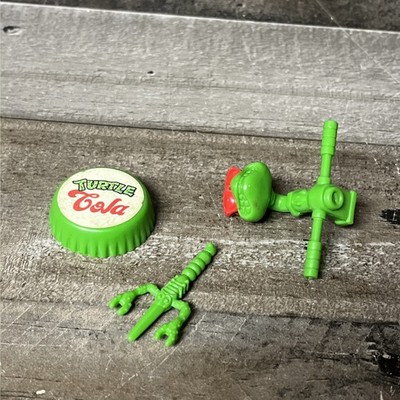Vtg 1991 Teenage Mutant Ninja Turtles Head Droppin  Raph Complete Accessories