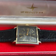 Orologio Zenith Respirator automatic cioccolatone JFK watch grey Vintage Box