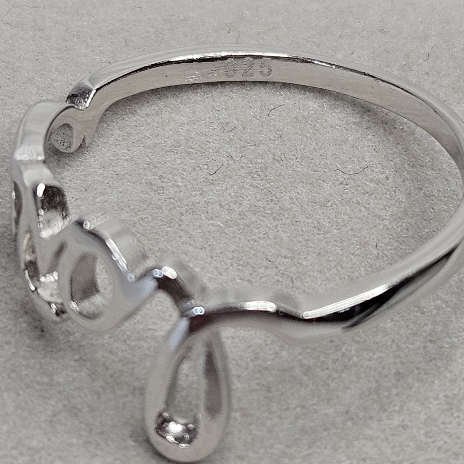 Love Cursive Script Wrap Promise Ring In 925 Ster… - image 9