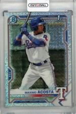 2021 Topps Bowman Mega Box Maximo Acosta Chrome Mojo Refractor