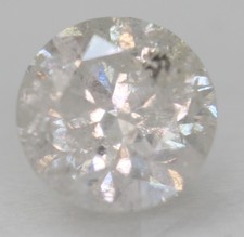0.57 Carat F Color Round Brilliant Natural EARTH MINED Loose Diamond 5.21m VIDEO