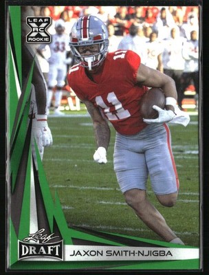 2023 Leaf Draft #B2-9 Jaxon Smith-Njigba Base V2 Green