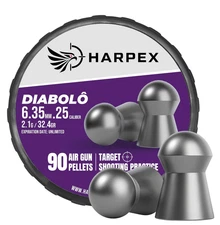 Harpex Diabolo Airgun pellets .25 Caliber - Domed High Accuracy - 90ct