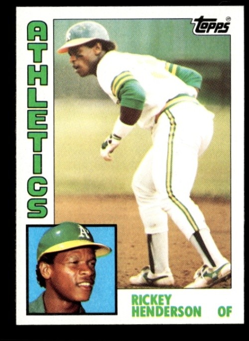 1984 TOPPS #230 RICKEY HENDERSON ATHLETICS