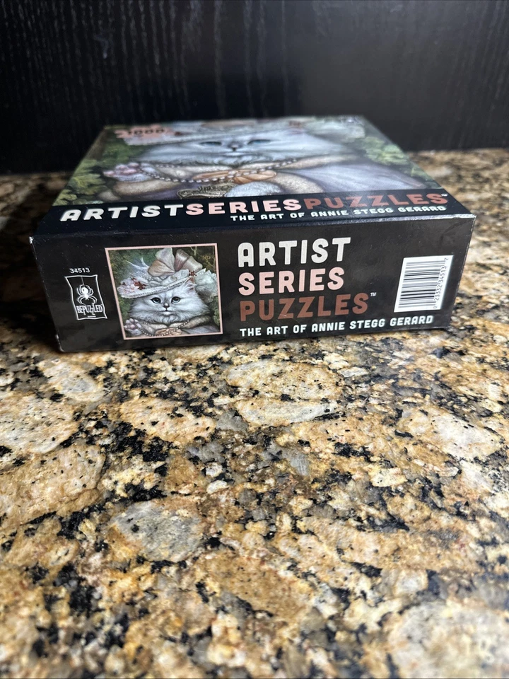 Головоломка Bepuzzled Artist Series The Art Of Annie Stegg Gerard 1000 шт. кошка - Изображение 2 из 4