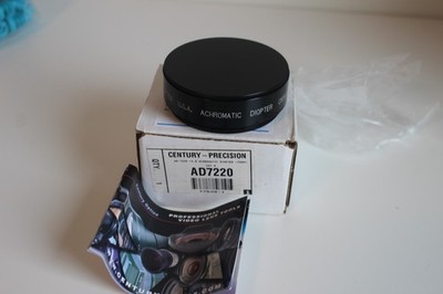 Century Precision Optics Achromatic Diopter +2 72 mm Video Lens AD7220 - GUC