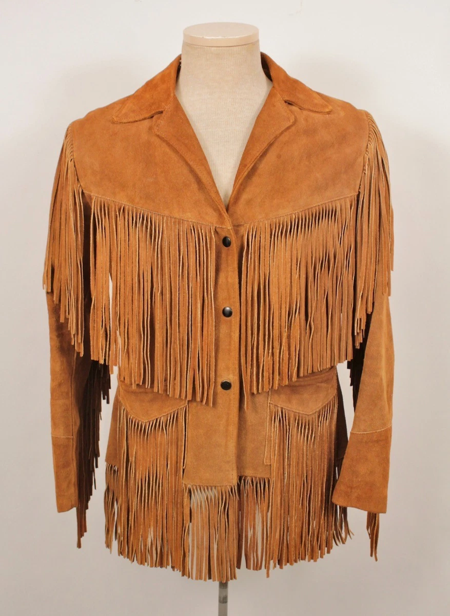 Suede Fringe Jacket In Vintage Outerwear Coats & Jackets For Women