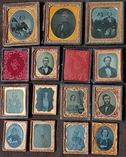 Lot of Ambrotype & Tintype Photos