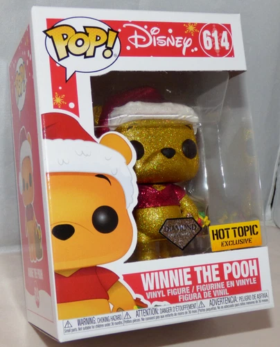 Funko Pop! Vinyl Figure - Disney #614 - Winnie the Pooh [Holiday] [Diamond]