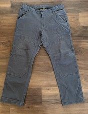 CAT CATERPILLAR Gray Flex Waistband Utility Work Pants 36x 30 Mens Carpenter