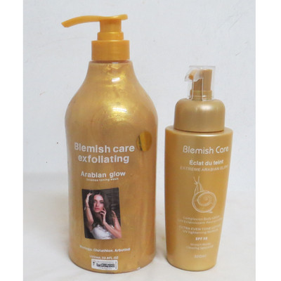 Blemish Care Arabian Glow Skin Complexion Body Lotion 300ml + Body Wash 1000ml