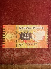 2 Rare Vintage Marks and Spencers Gift Voucher £25 Mint Condition