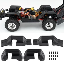 FLYXM RC Mudguard Fender Plastic Fenders Liner for HPI 1/18 Venture HILUX RC Car