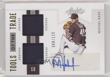 2020 Absolute Tools of the Trade 2 Swatch Signatures 69/125 Michel Baez Auto q4j