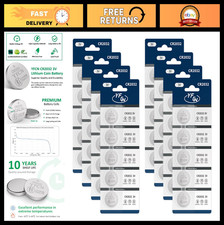 40 Pack CR2032 Lithium Coin Cell Batteries - 3V for AirTag, Key Fob, Remotes, 10