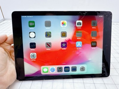 Apple iPad Air 1st Gen A1475 (WiFi + Cellular) White - Broken Glass
