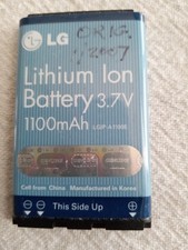 LG LGIP-A1100E Replacement Li-Ion Battery 3.7V 1100mAh for VX5000 VX3200 VX8300
