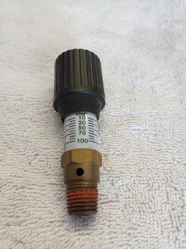 Adjustable Air Pressure Relief Valve 10-100 PSI 1/4" NPT