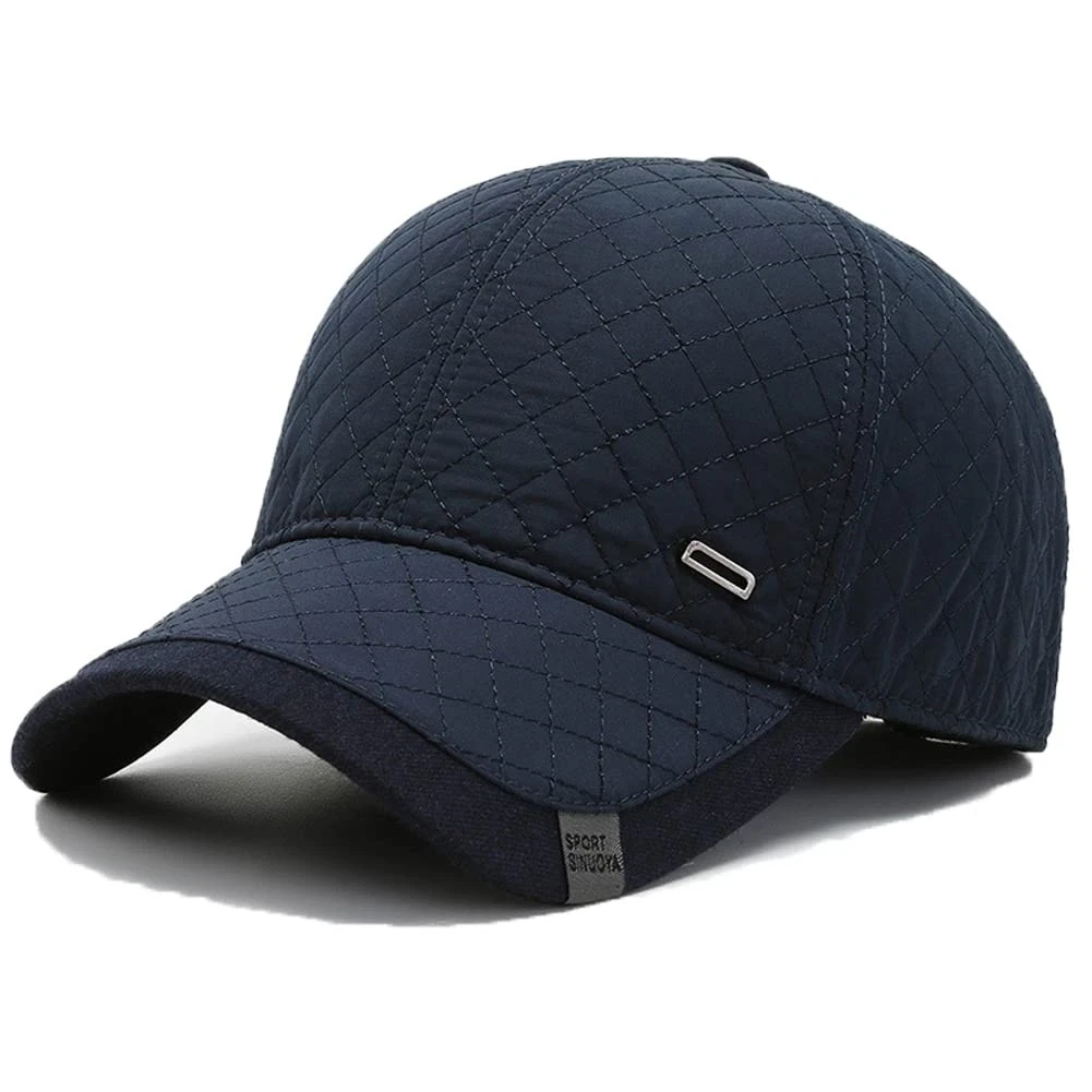 Winter Baseball Cap Men's Winter Hats with Earflaps Cold Weather Caps Adjusta...