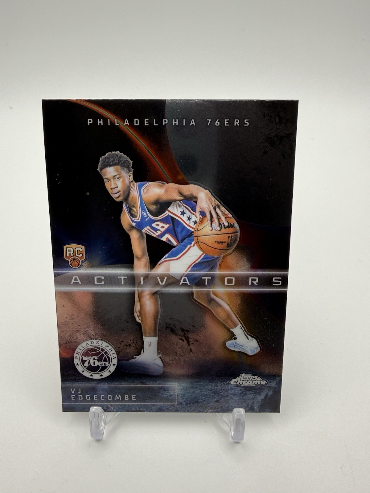 VJ Edgecombe 2025-2026 Topps Chrome Basketball Activators Insert Rookie