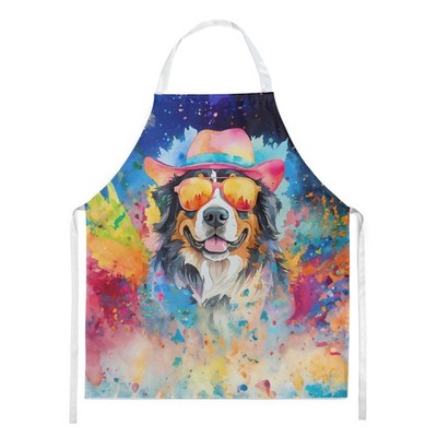 Bernese Mountain Dog Hippie Dawg Apron Cooking Kitchen Server Baking Crafts