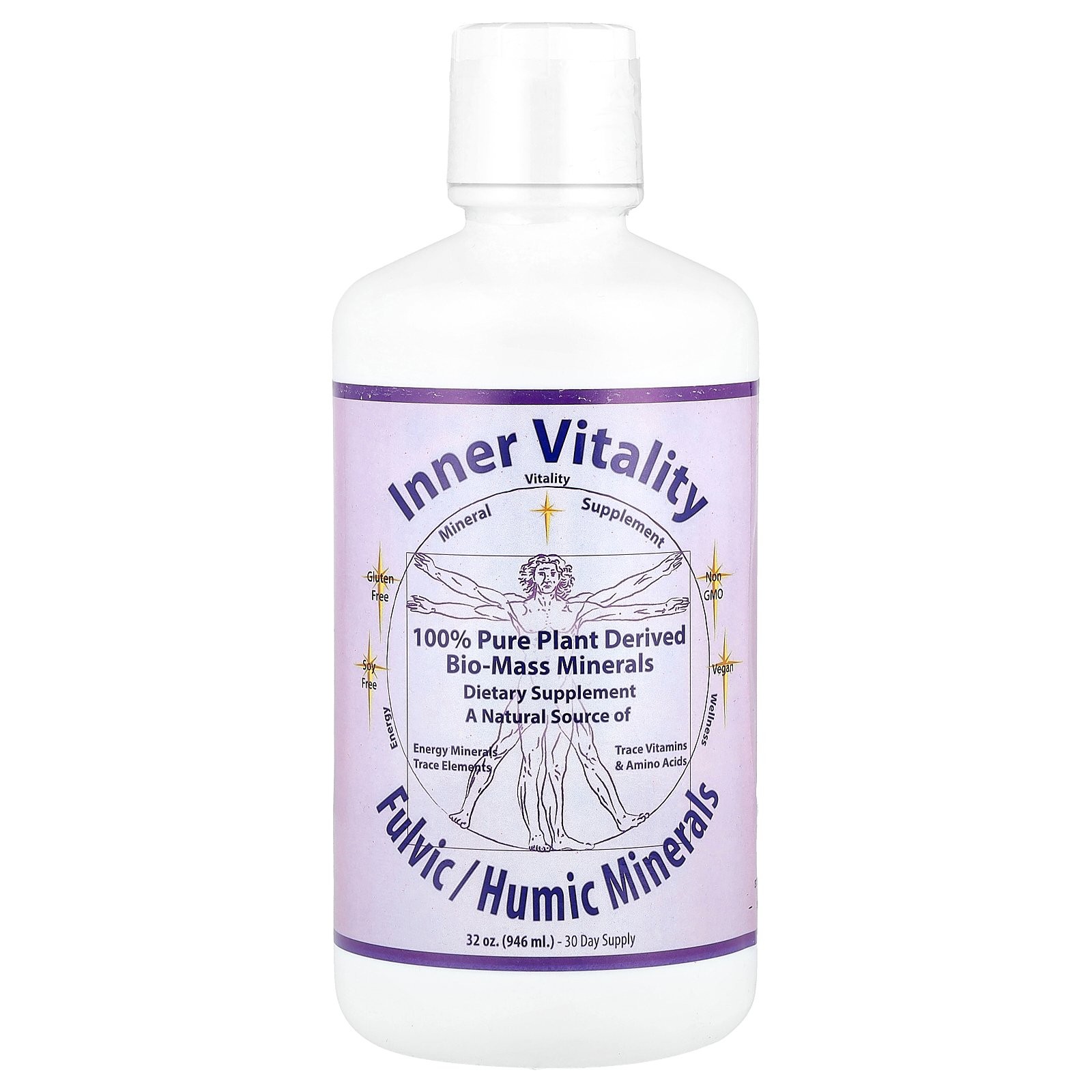 Inner Vitality Фульвовыегуми минералы 32 унции 946 мл 4190₽