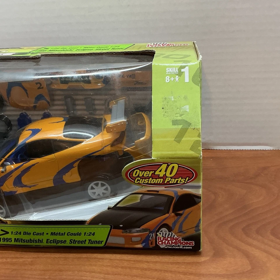 1-24 Fast Furious Speed Shop Mitsubishi Eclipse Racing Champions Joy Ride ERTL - Image 2 of 4