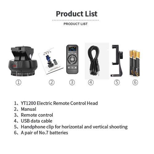 YT-1200 Auto Motorized Tripod Rotating Pan Tilt Panoramic Head w/Remote Control- - Picture 4 of 24