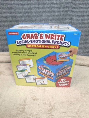 Lakeshore Prompt Cards Kindergarten - Grade 2 Grab & Write Social Emotional NEW