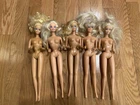 Vintage 70s 80s 90s ✨Barbie Doll Lot Of 5 Superstar Blonde Nude - Great For OOAK