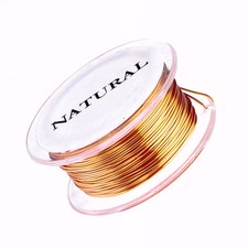 30 Gauge Permanently Colored Wire. Copper Colored. 50 Yard Spool