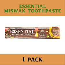 New 5 in 1 Essential MISWAK Toothpaste, Fluoride Free 6.5 oz each