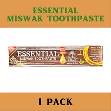 New 5 in 1 Essential MISWAK Toothpaste, Fluoride Free 6.5 oz each