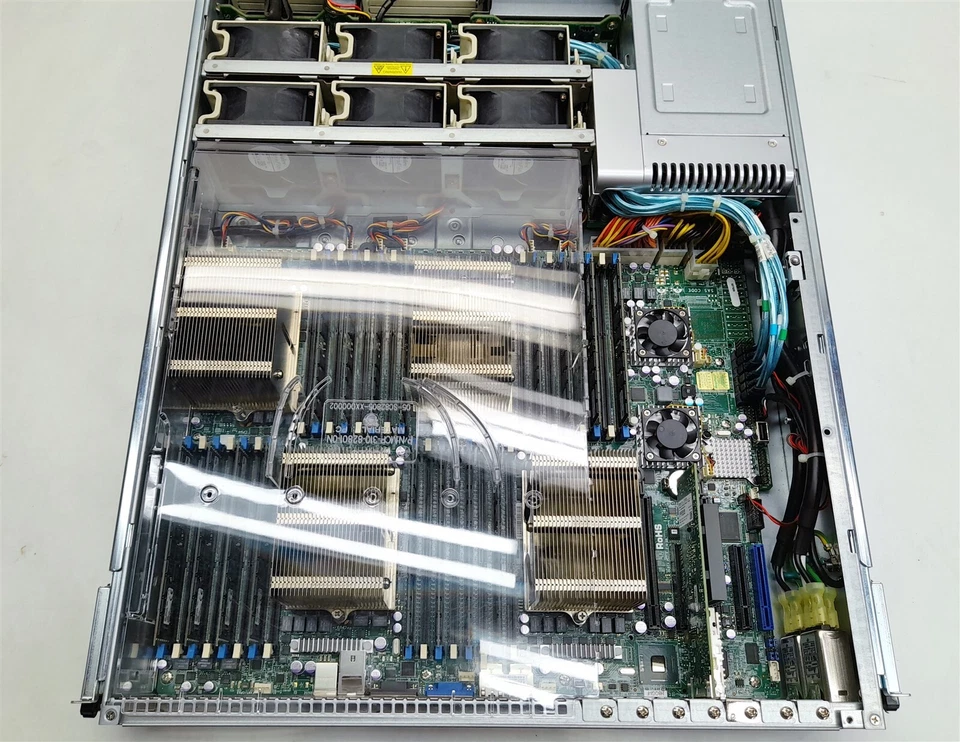 Supermicro CSE-828 Server H8QGI-F 4*AMD Opteron 6376 16-Core 2.3GHz CPU 256GB - Image 4 of 4