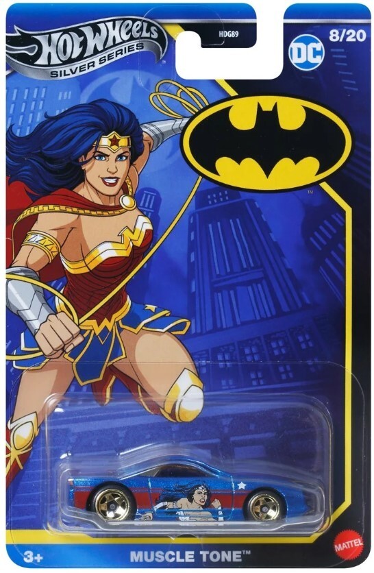 NEW Hot Wheels Silver Series Batman JBY14 MUSCLE TONE WONDER WOMAN