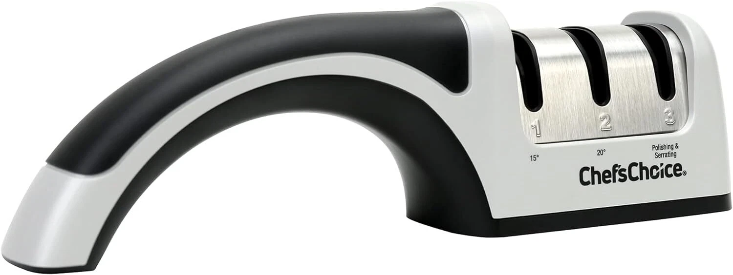 Chef'schoice 4643 Manual Knife Sharpeners 15 And 20-Degree For Serrated And Stra