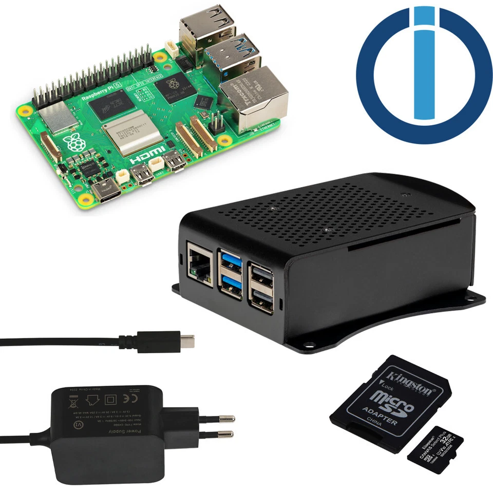 Smarthomezentrale ioBroker Raspberry Pi 5 / 8GB auf 64GB SD-Karte