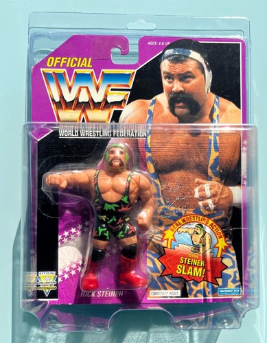 WWF WWE Hasbro MOC Wrestling Figure - Rick Steiner...