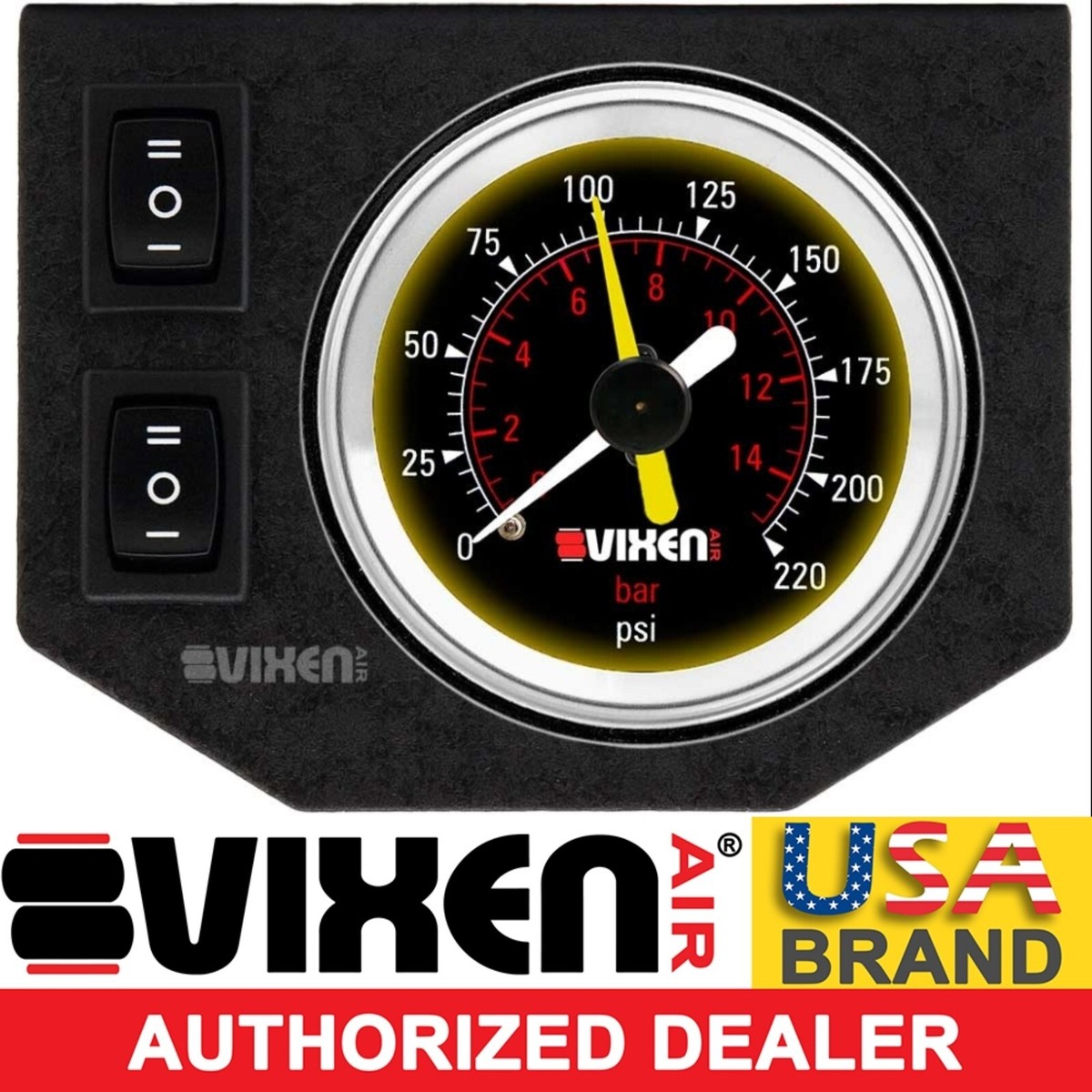 Performance Air Management Single Needle Pressure Air Gauge With - Foto 4