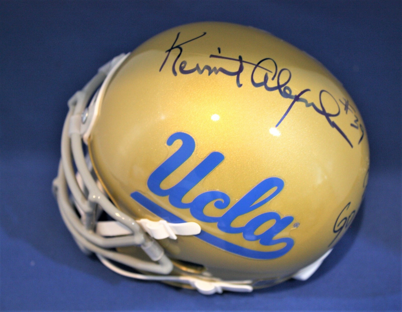 Kermit Alexander Autographed Signed UCLA Bruins Mini Helmet with COA 