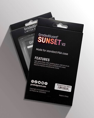 GradedGuard PSA Graded Card Case Guard Protector SUNSET V2 Limited