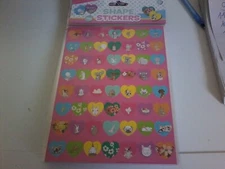 2 SHEETS  SHAPE STICKERS    FOR SCRAPBOOKING  NEW MIX   (K)