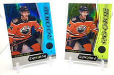2018-19 Upper Deck Synergy ETHAN BEAR Rookie Blue And  Green Parallel #48 LOT(2)