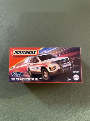 Matchbox 2016 FORD INTERCEPTOR UTILITY 96/125 Power Grabs by RACEFACE-MODELCARS