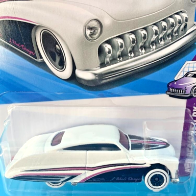 HOT WHEELS 2025 PURPLE PASSION WHITE 5/250 HYX55 HW DESIGNED BY
