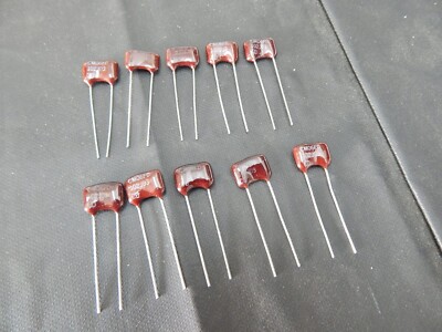 CD CM06FD102J03 RADIAL MICA CAPACITOR 1nF 1000pF 500V 5% CM06FD102JO3 -LOT OF 10