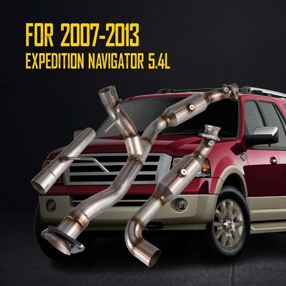 For 2007-2013 Ford Expedition Navigator 5.4L Catalytic Converter Left & Right US Foto 4 de 4