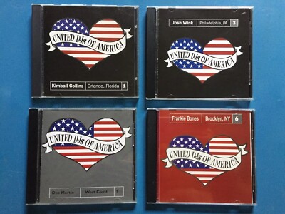 United DJs Of America Kimball Collins Doc Martin Frankie Bones CD Lot Of 4 Discs